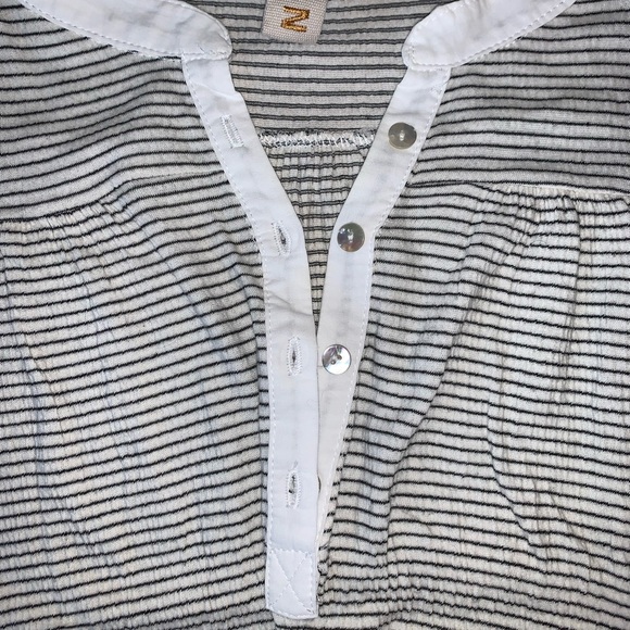 Anthropologie Dolan Striped Coast Ferry Henley Top - Picture 13 of 16
